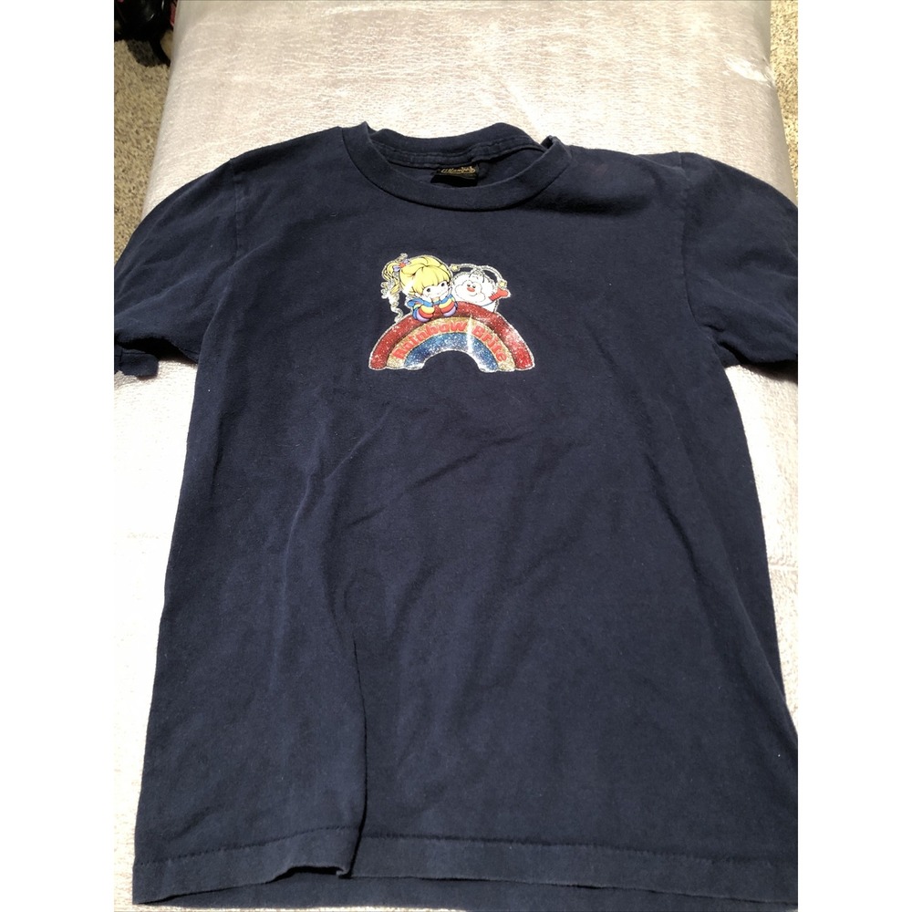 Rainbow Brite Girls Tshirt Vintage 1980's Single Stitch Girls L14-16 Made In USA